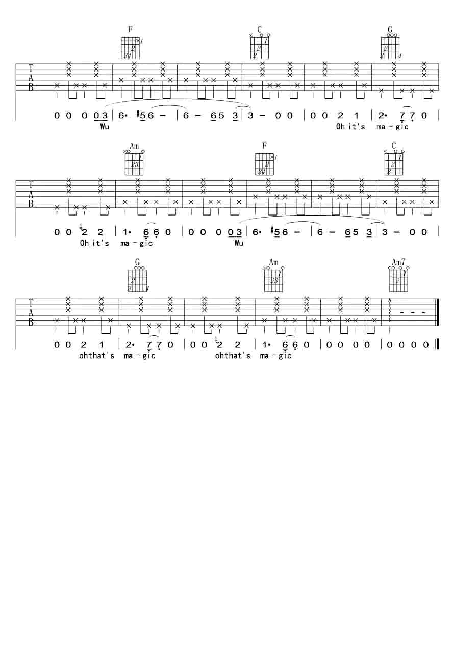 Landing Guy吉他谱3