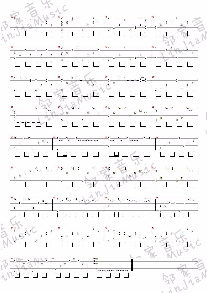 起风了吉他谱2