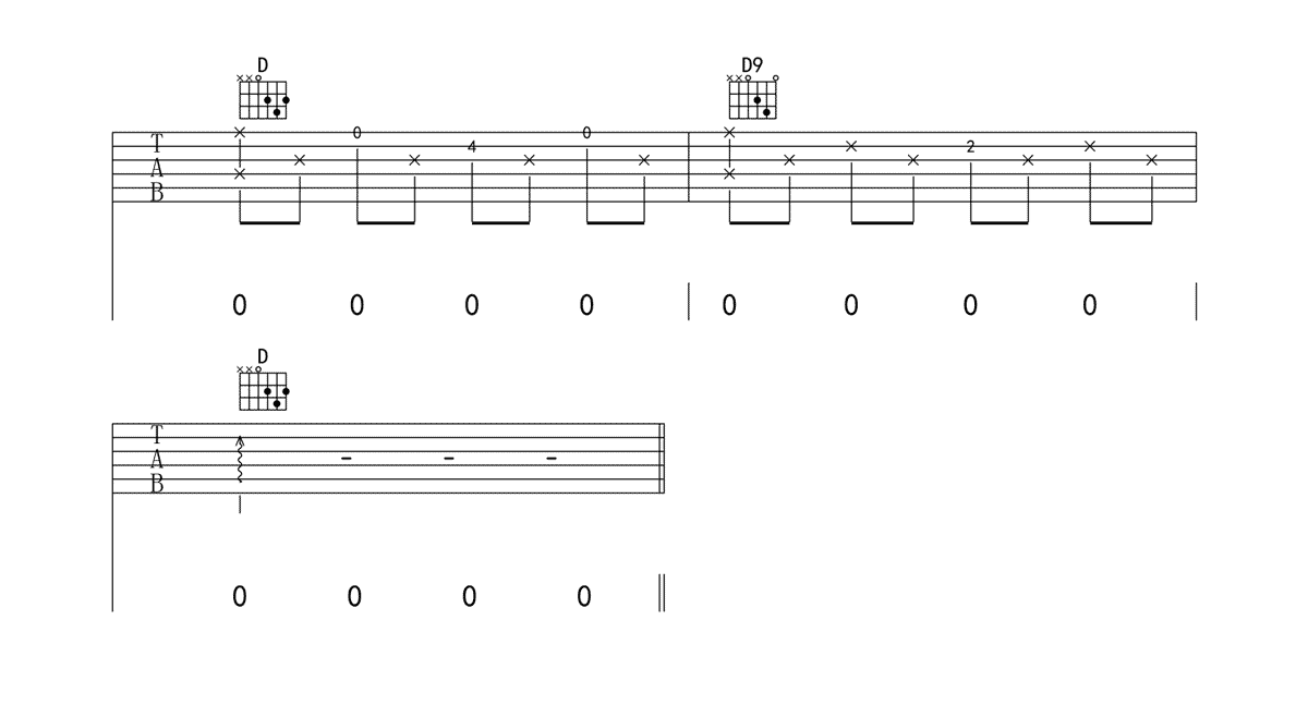 不在吉他谱5