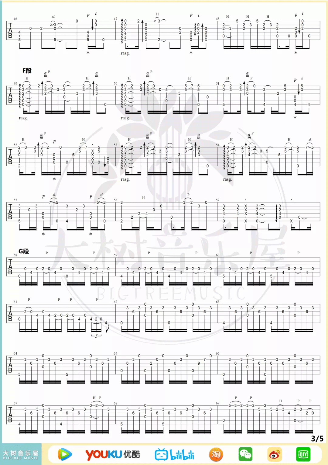 Bluebird吉他谱3